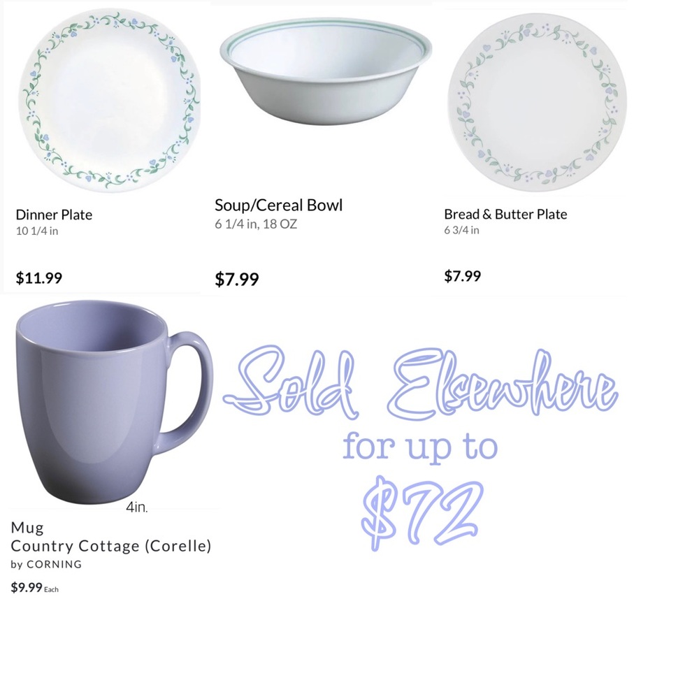 Corelle “Country Cottage” 8PC Set - Picture 5 of 5